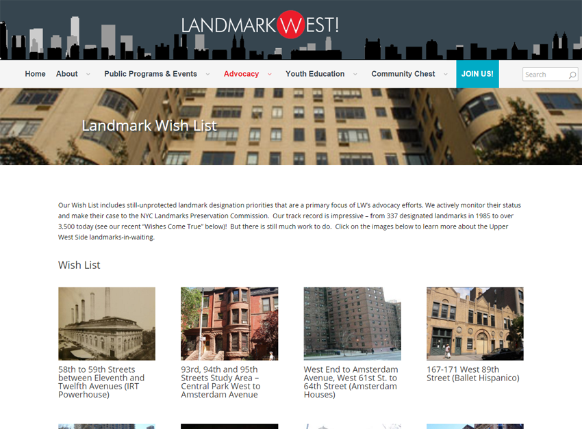 Landmark West! Website